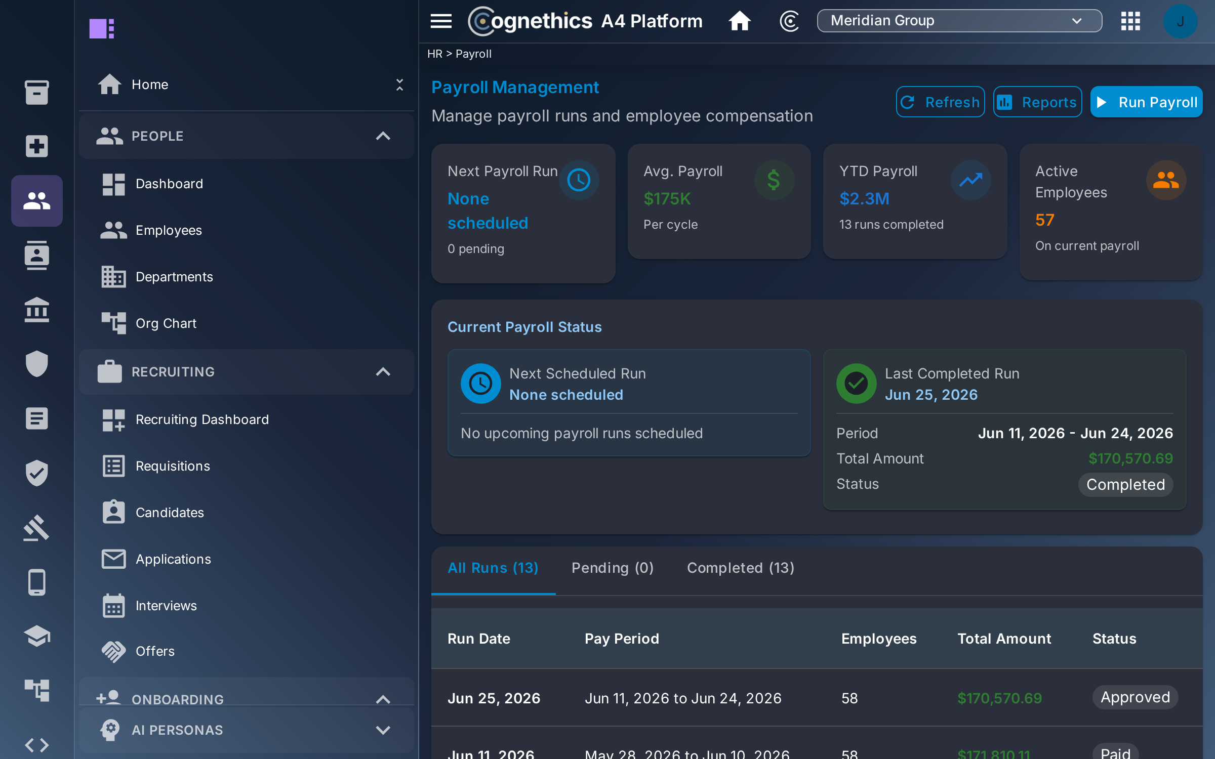 Run payroll in-house, preview before you approve — Cognethics