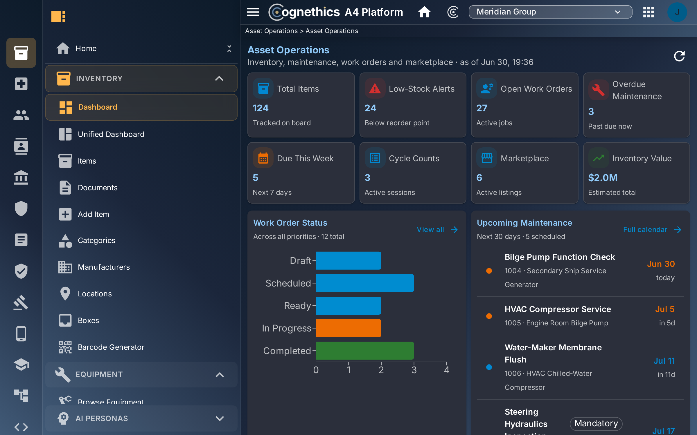 Every asset, one operations view — Cognethics