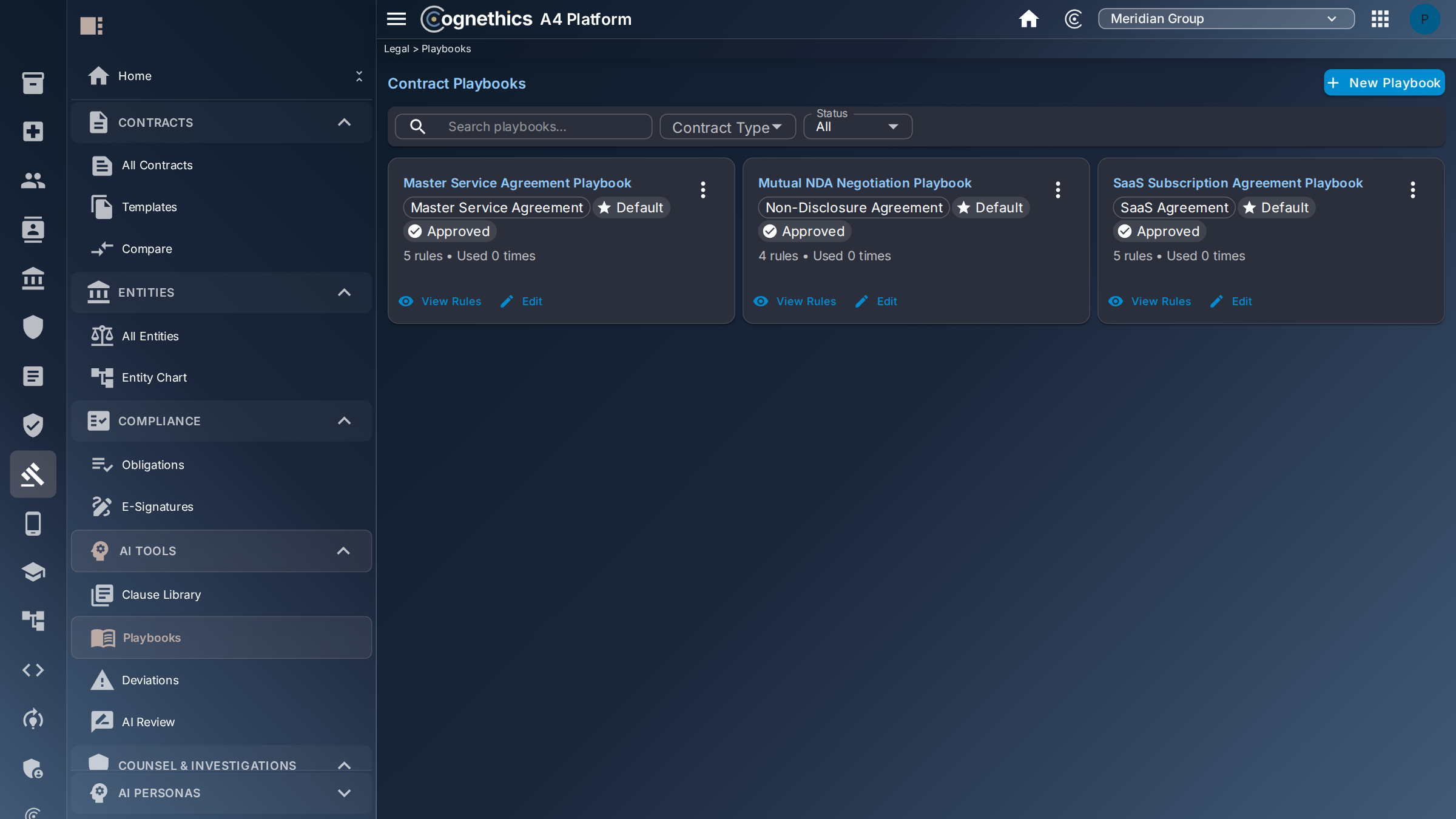 Executable playbooks — Cognethics