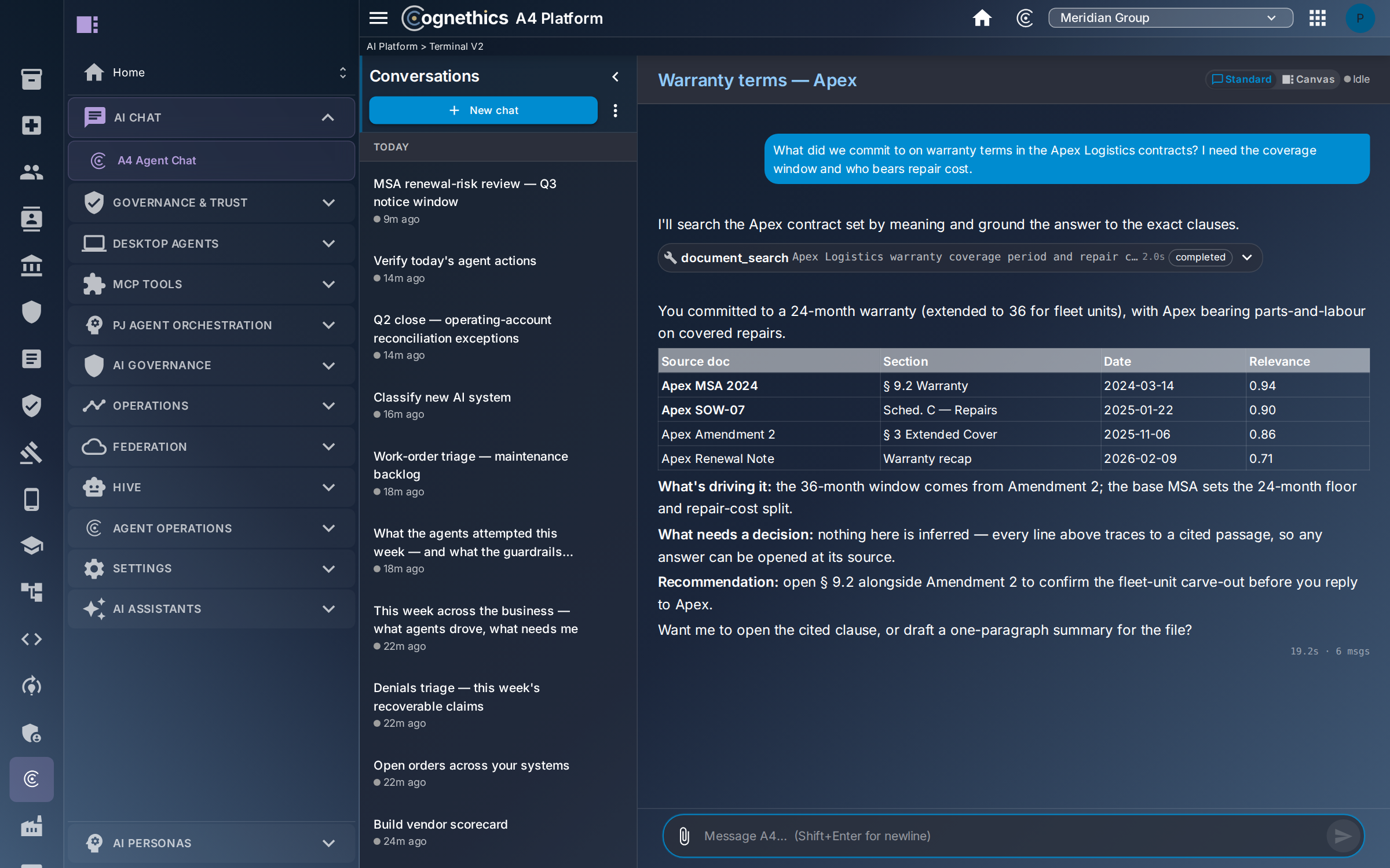 Agent at work — Make your documents AI-ready — Cognethics
